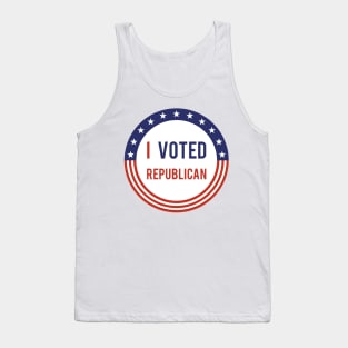 I Voted Republican Tank Top